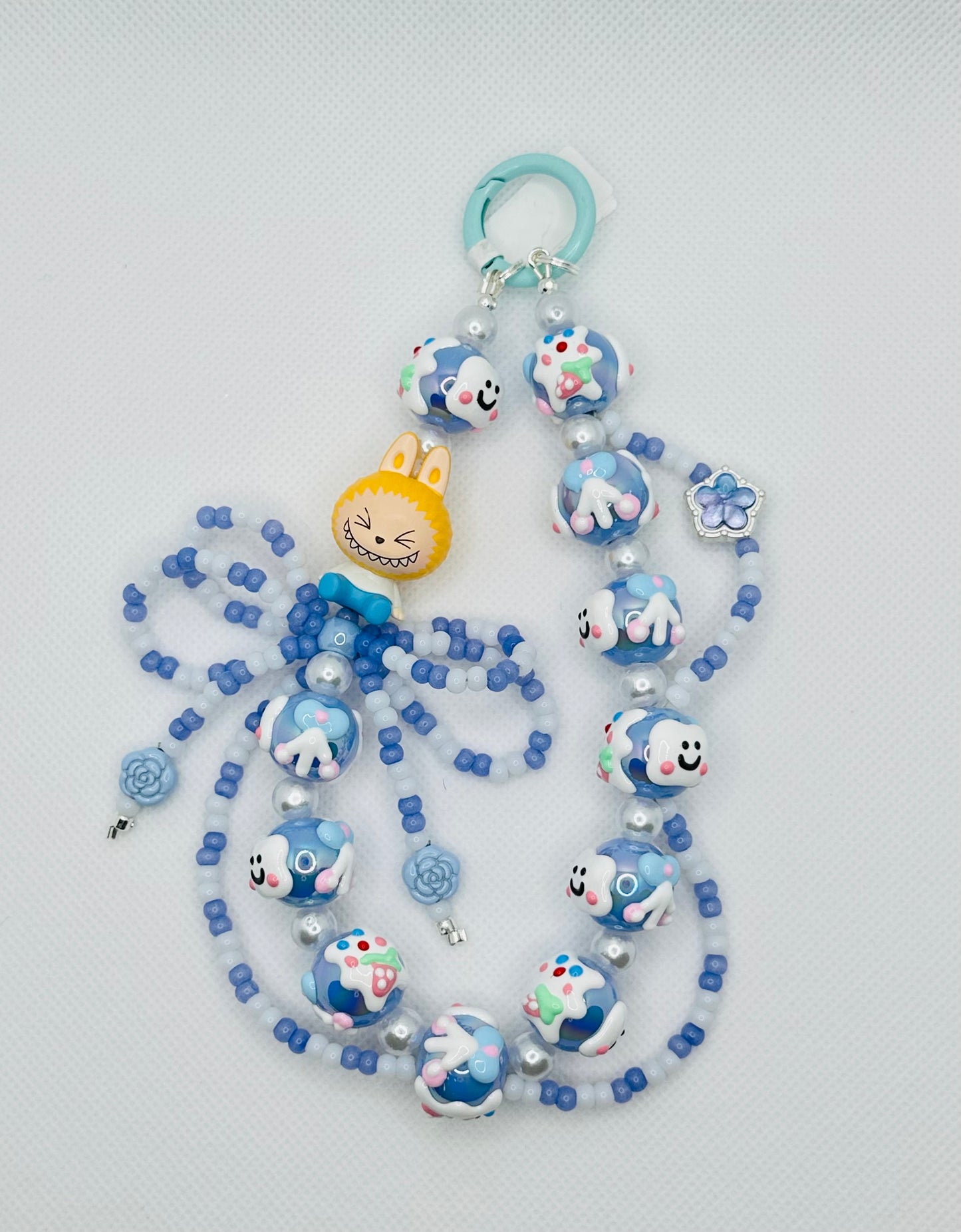 Labubu Blue Bag Charm/Key Chain