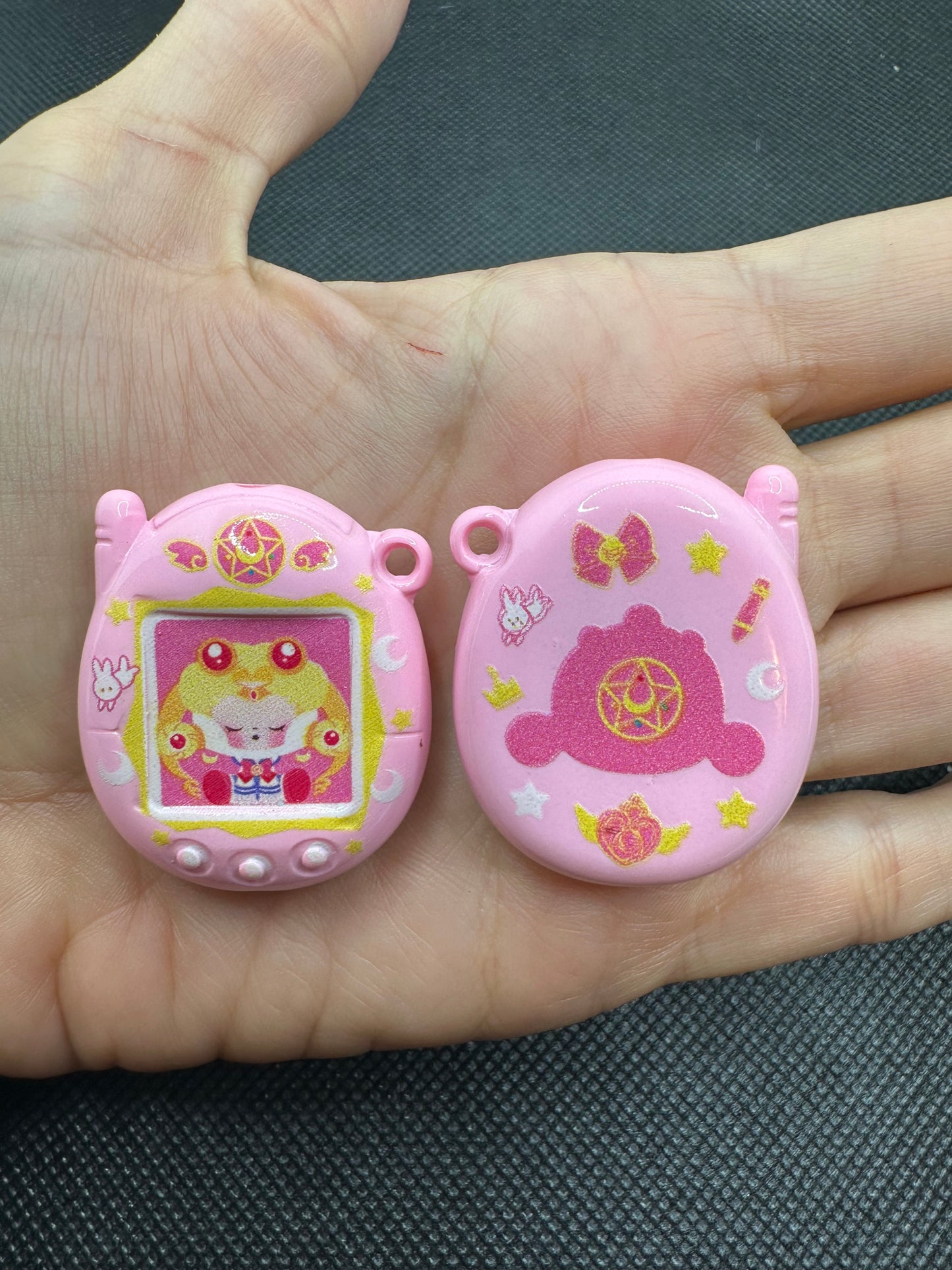 Sailor Moon themed beads 4pcs