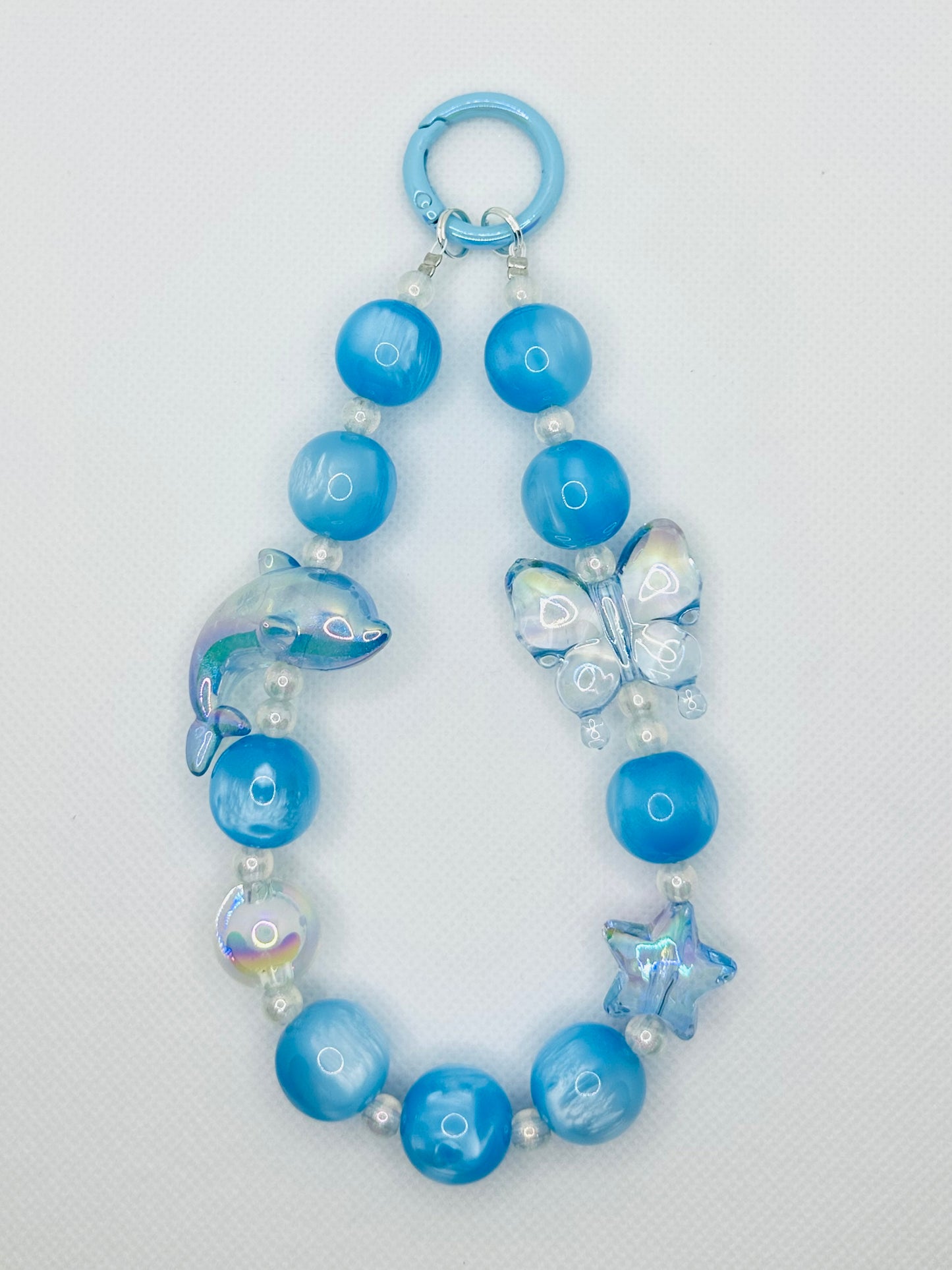 Blue Dolphin Bag Charm