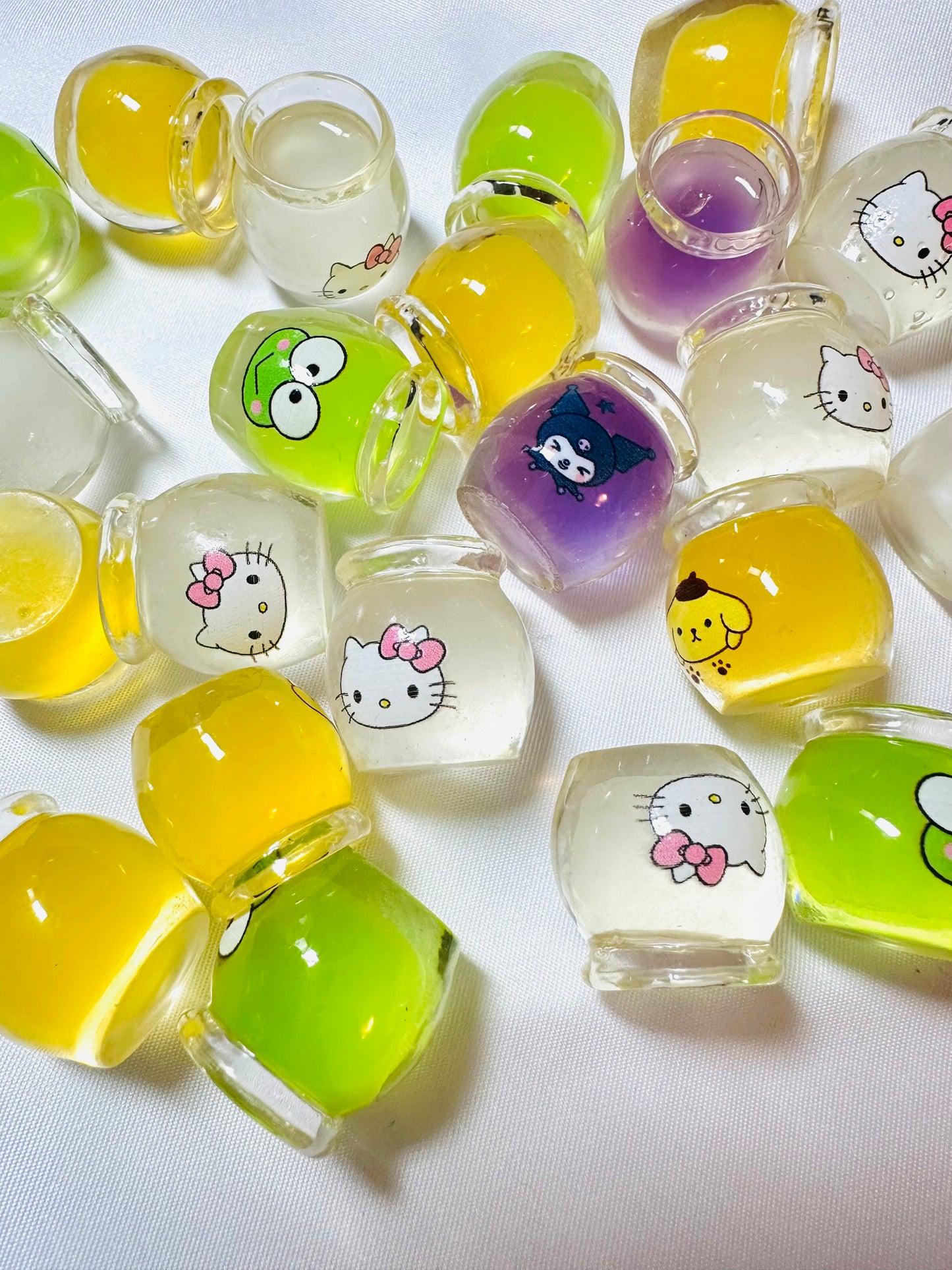 Sanrio acrylic doll sized cups