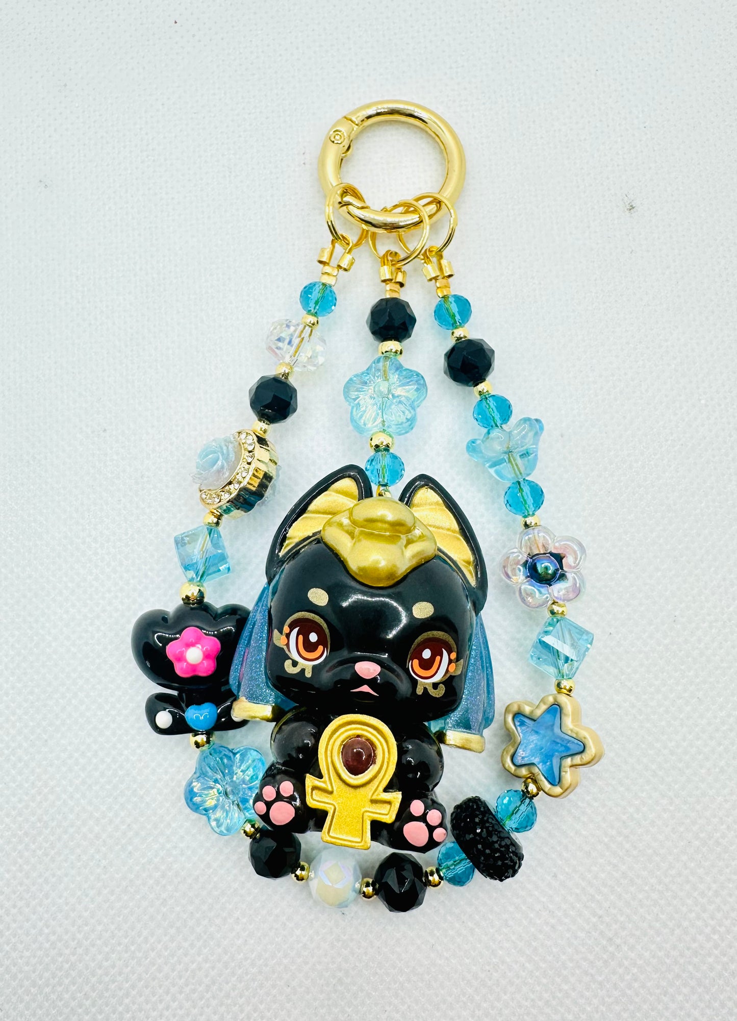 Cleo inspired bag charm