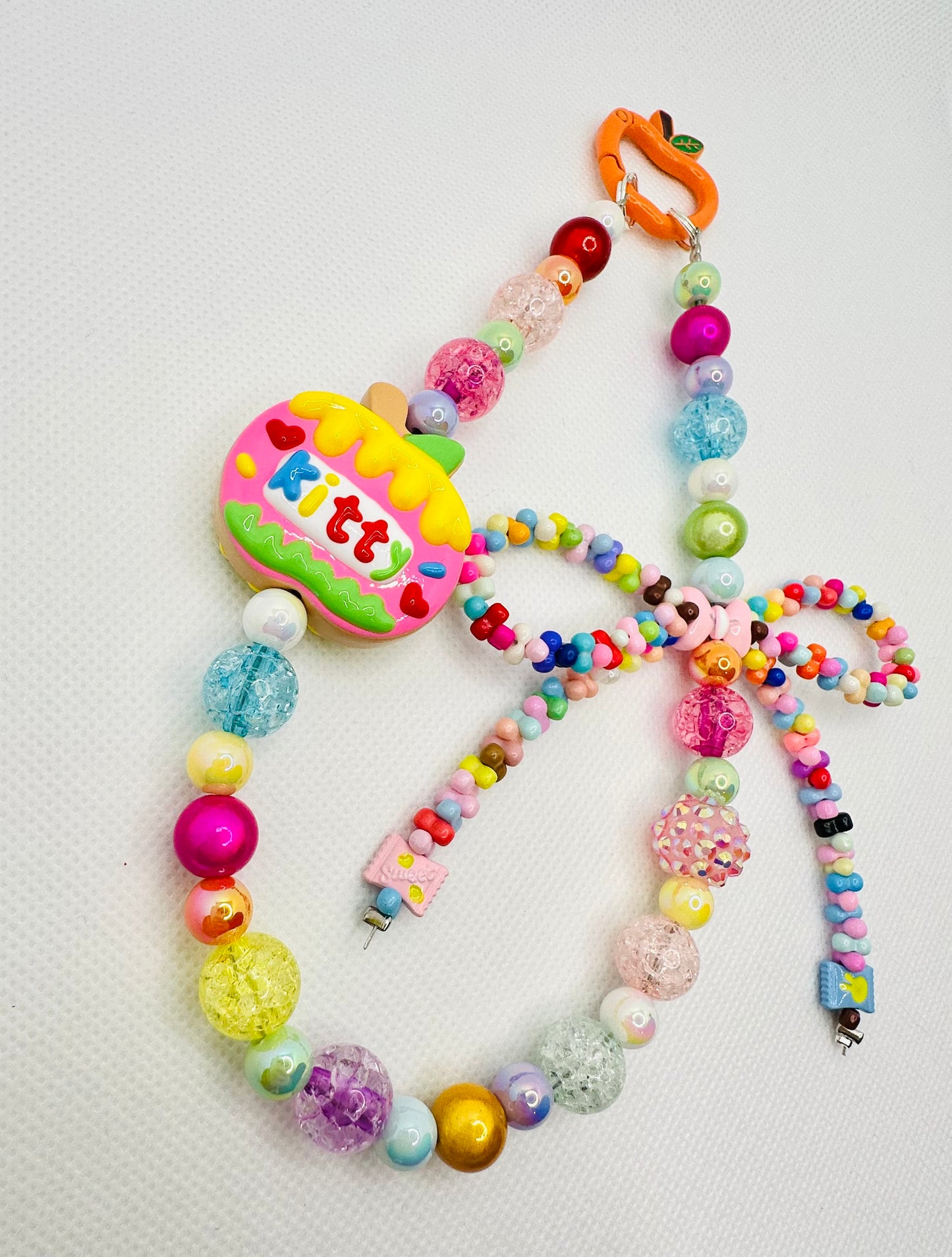 Hello Kitty Apple DIY bag charm