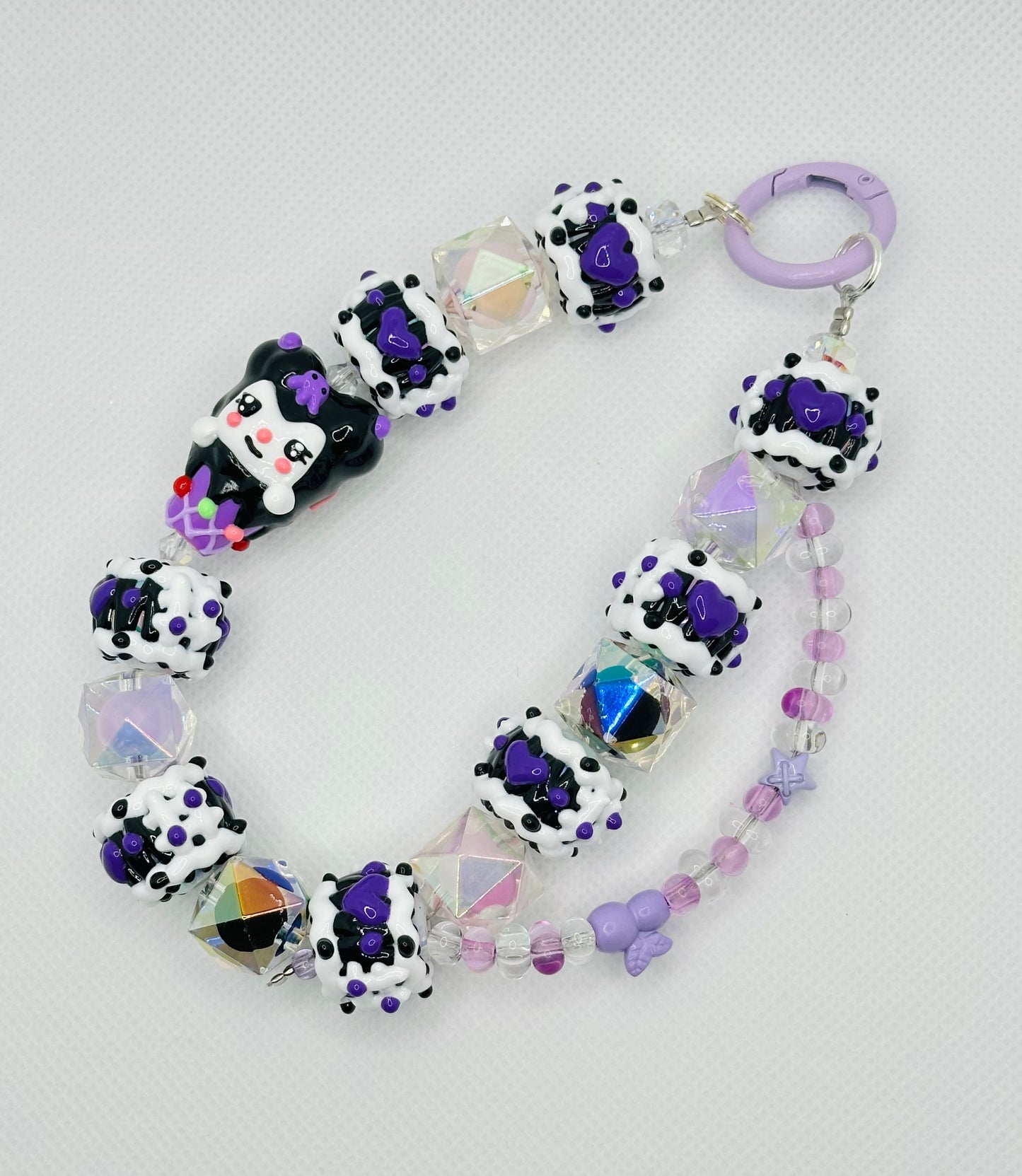 Kuromi DIY Ice Cream Bag Charm