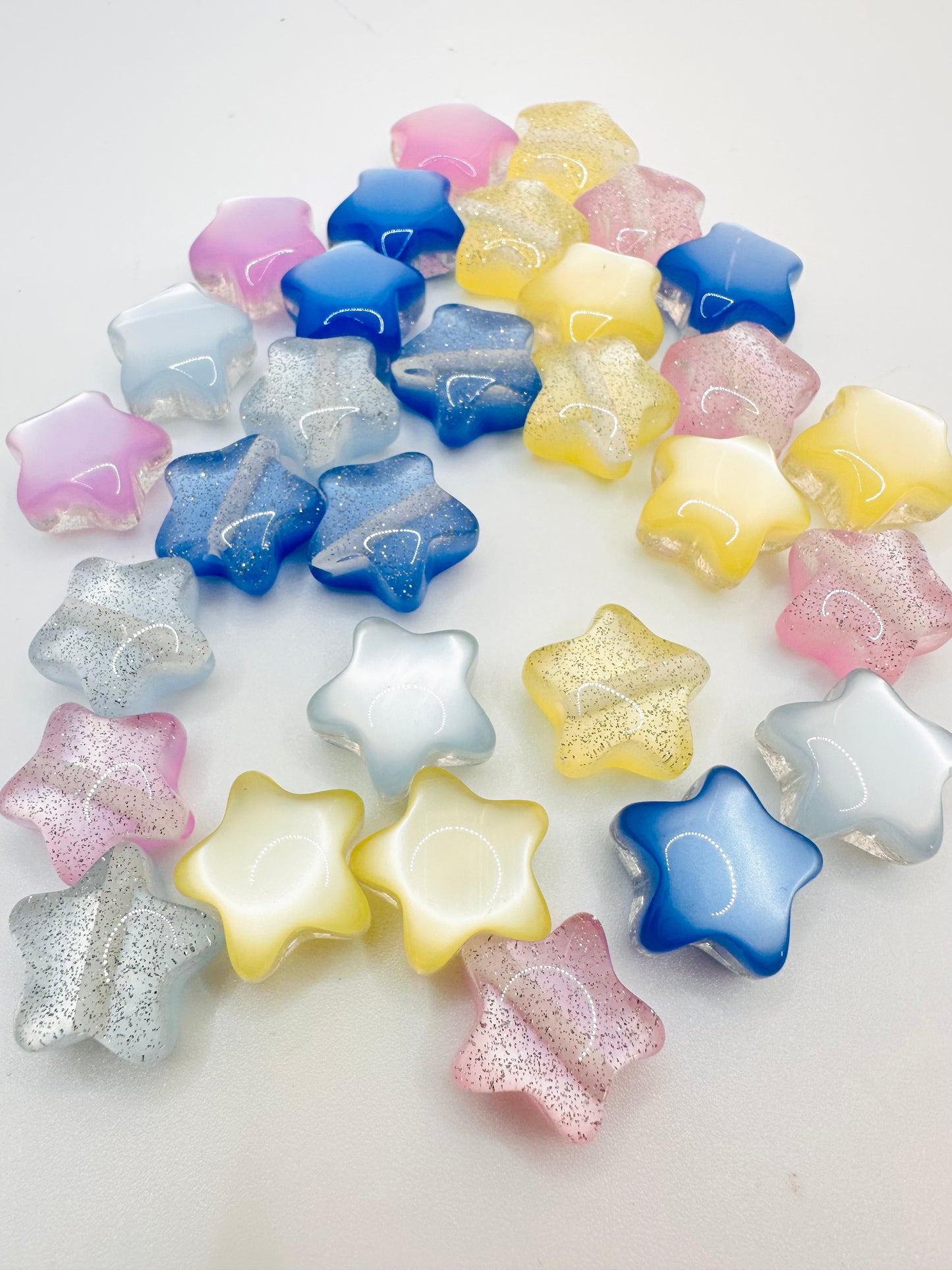 Glitter Star bead set