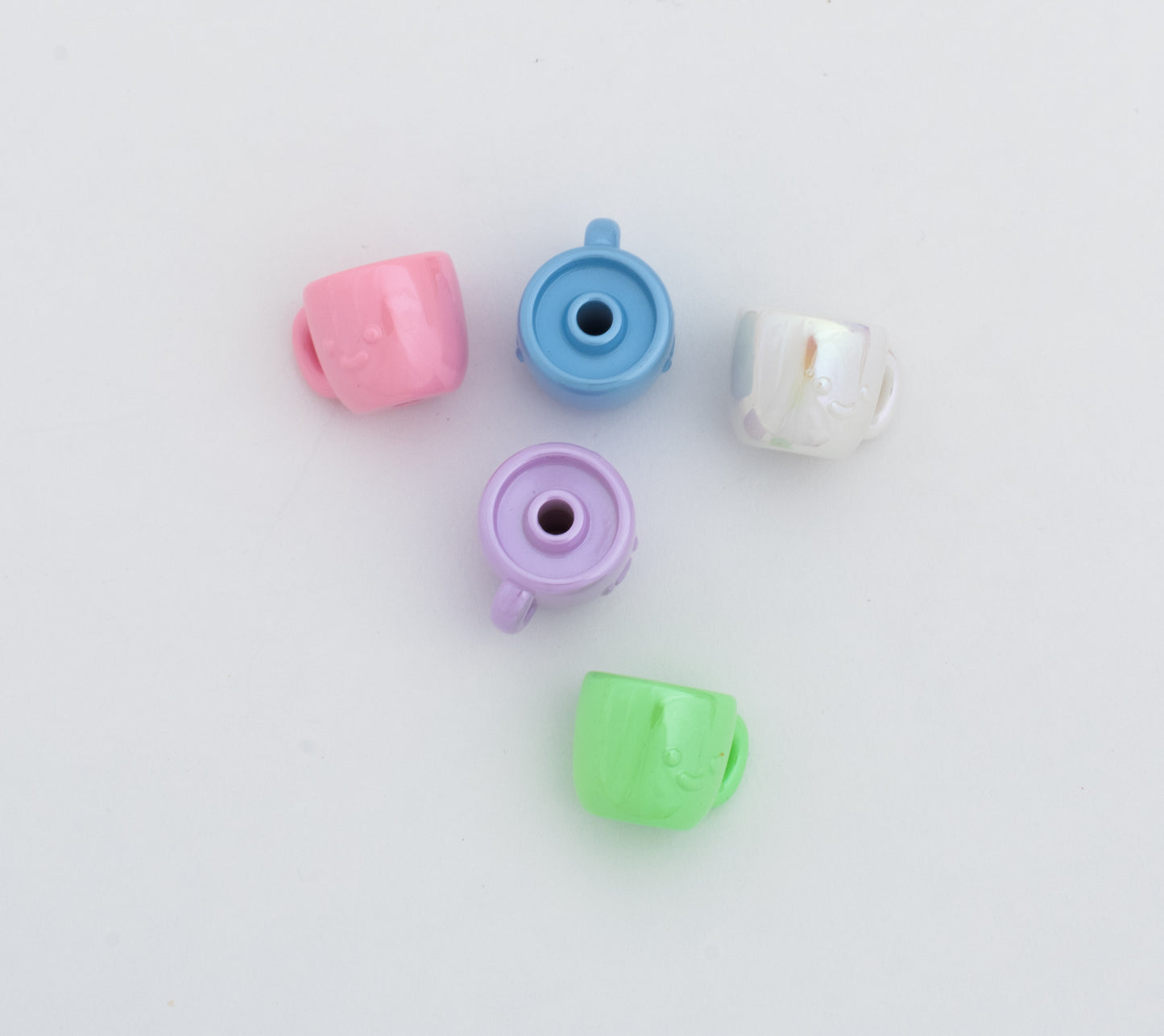 Doll Sized Acrylic Coffee Cup Beads