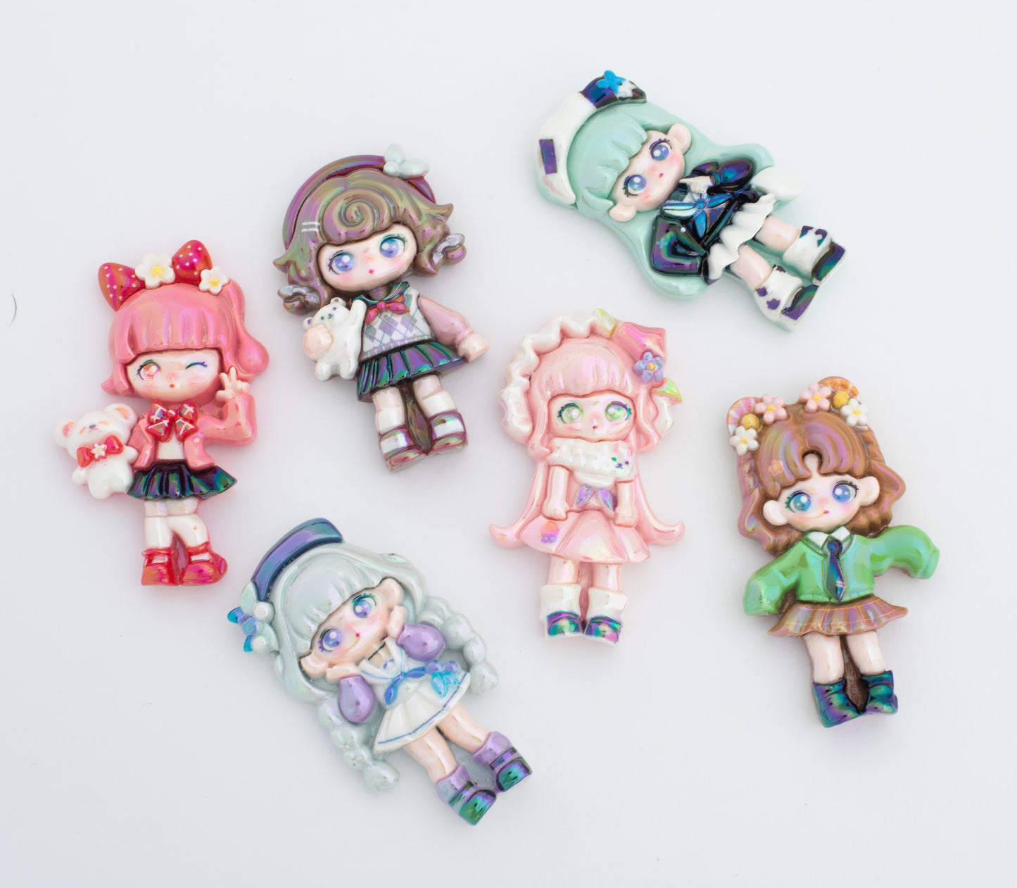 Kawaii Sweet Character Acrylic Bead Set
