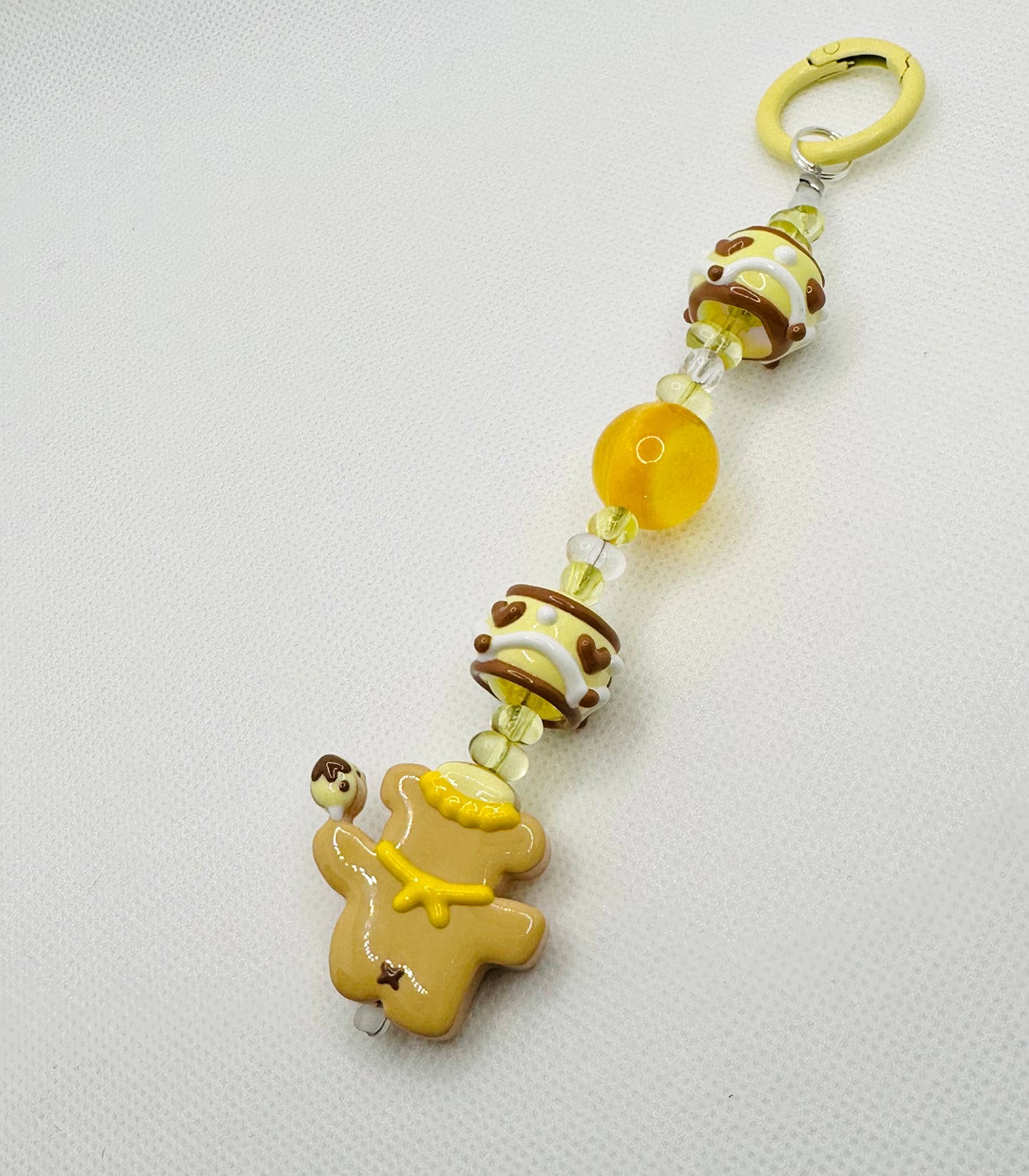 Butter Bear Bag Charm