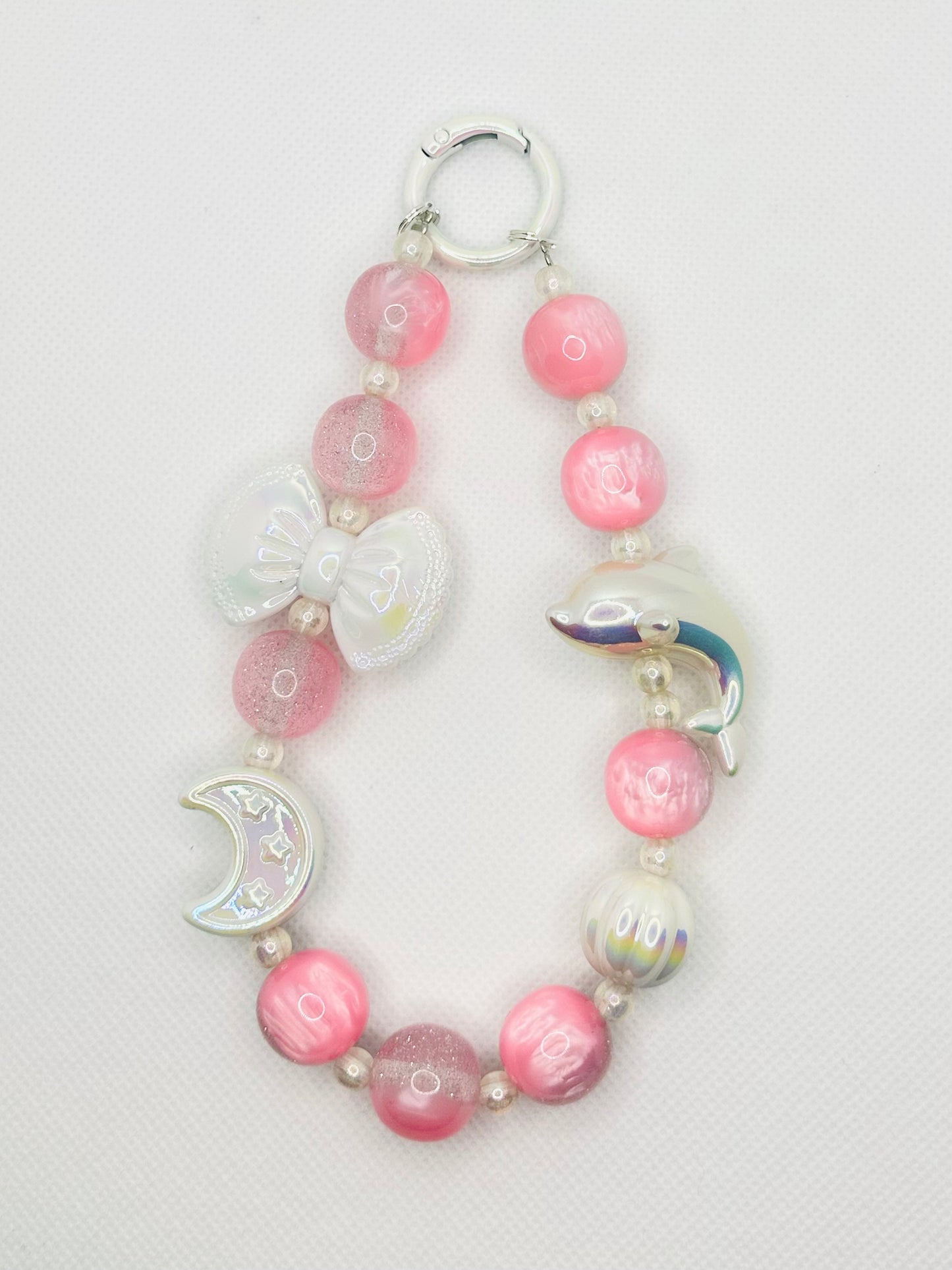 Pink Dolphin Bag Charm