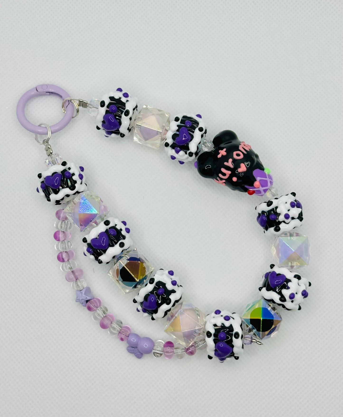 Kuromi DIY Ice Cream Bag Charm