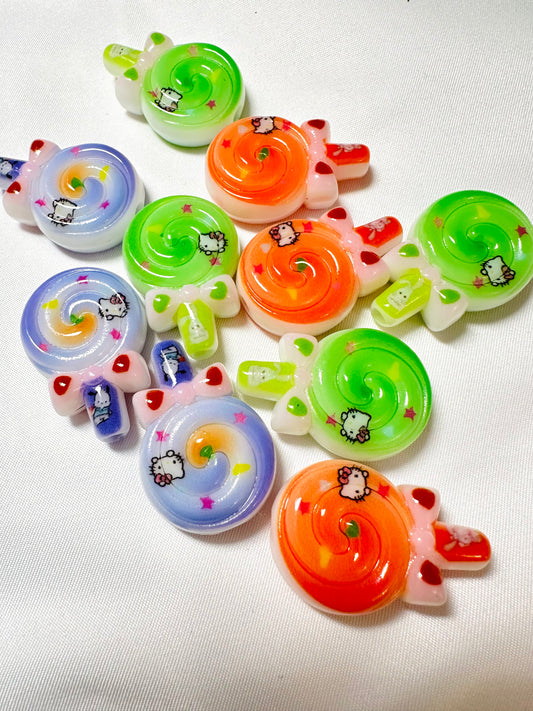 Hello Kitty DIY lollipop beads