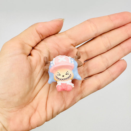 Hand Painted Labubu Chopper DIY figure