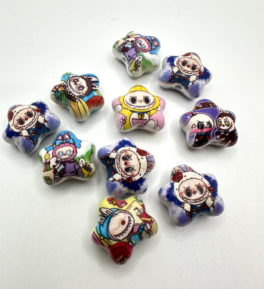 Labubu Star beads set of 10