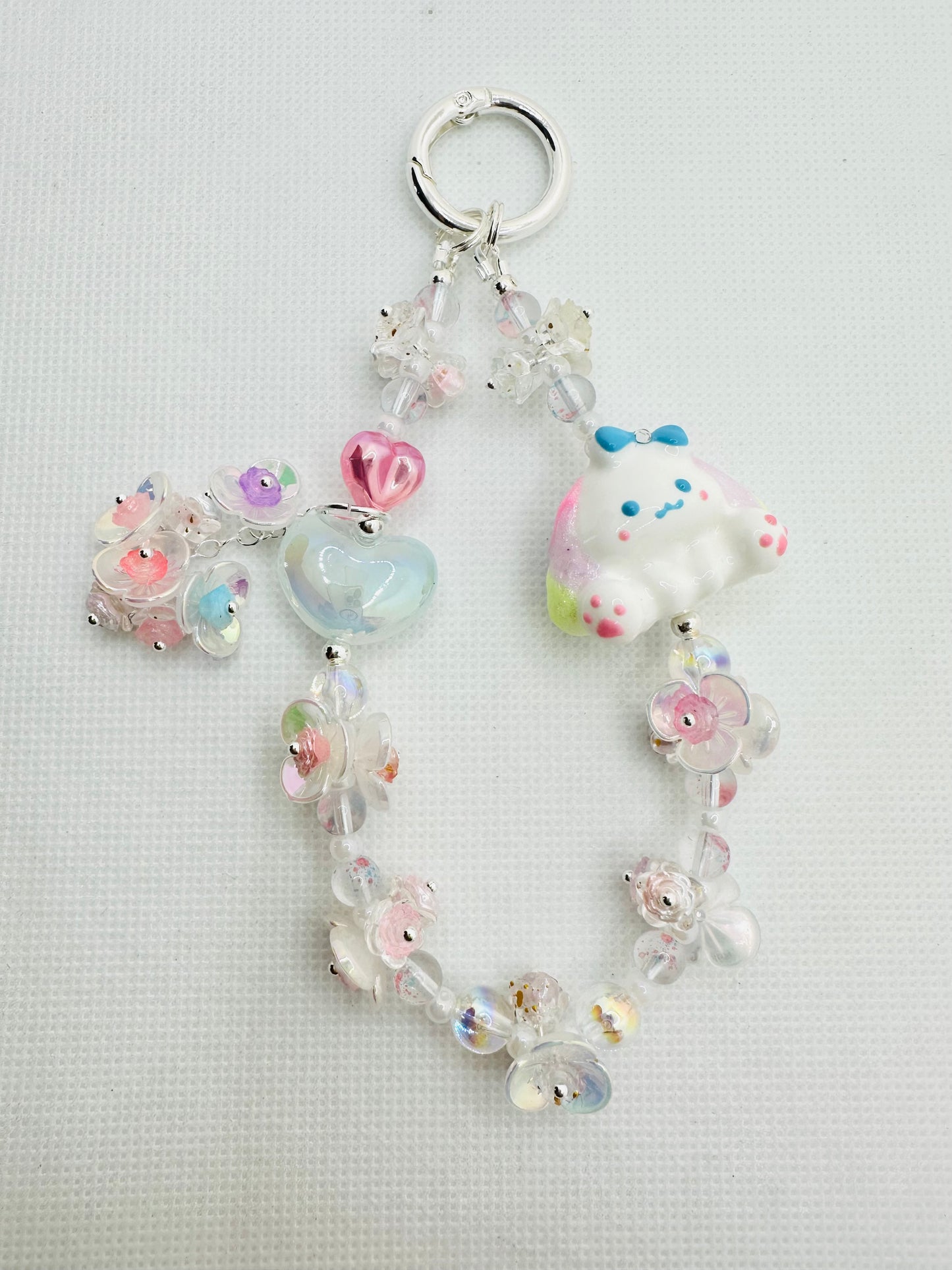 Cinna hand painted bag charm