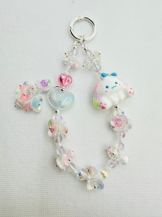 Cinna hand painted bag charm