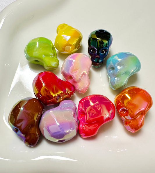 Solid UV Skull beads