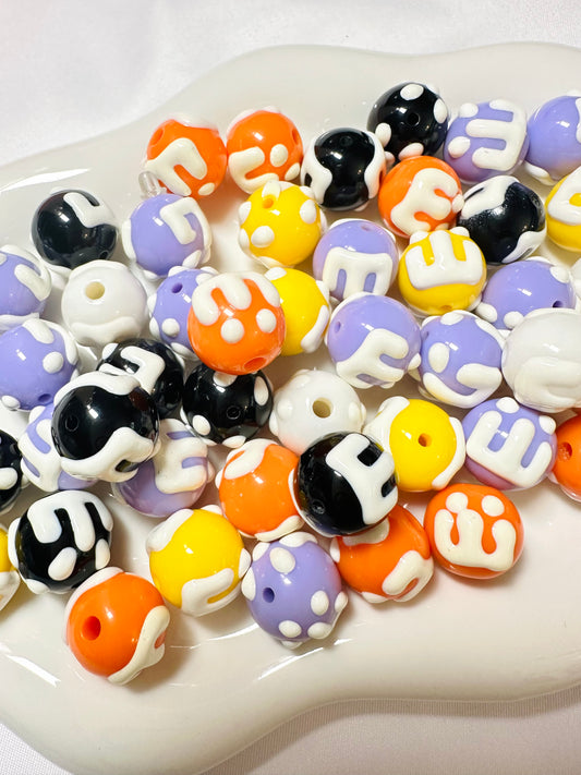 Halloween Painted 45 beads