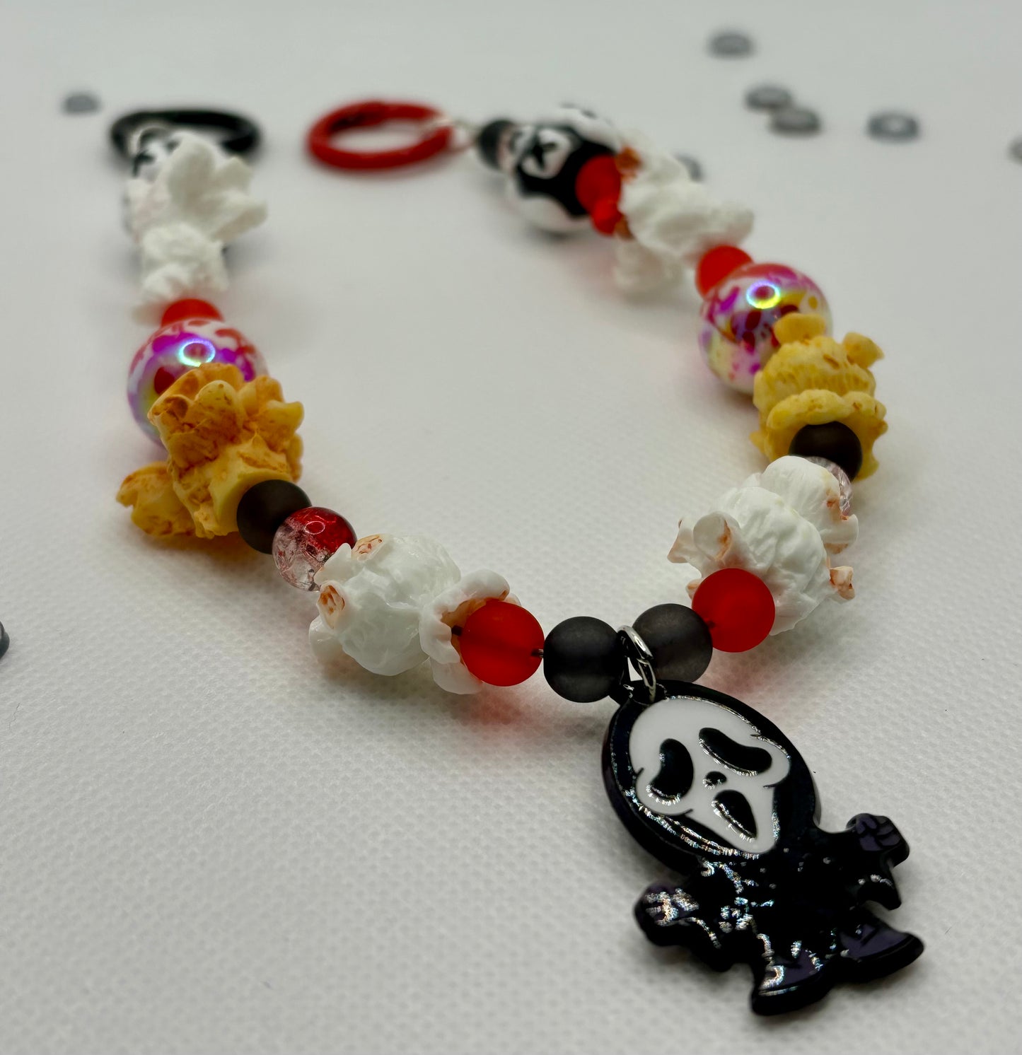 Ghost face DIY bag charm