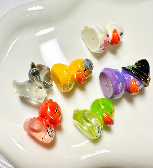 Halloween Duck 3D beads